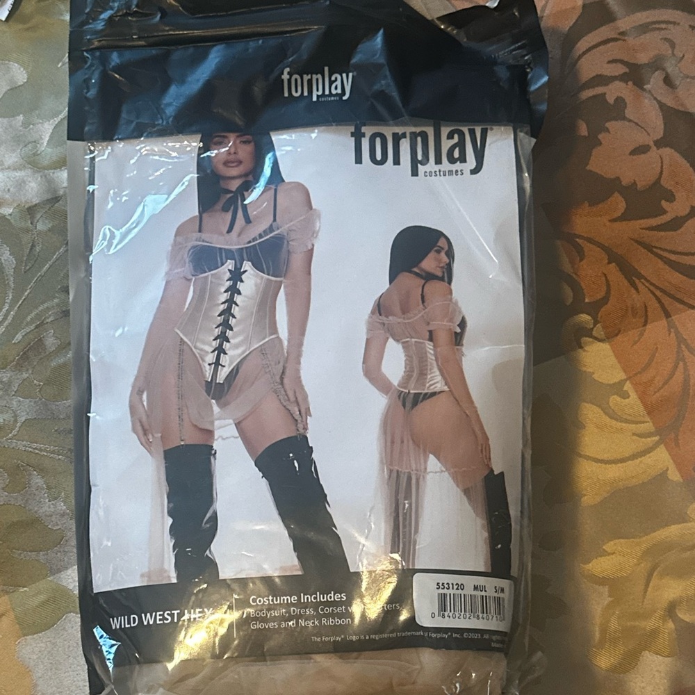 Forplay White and Black Costume Chemise Jonah Hex